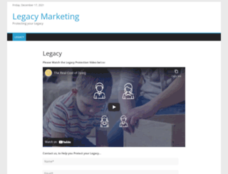 legacymarketing.co.za screenshot