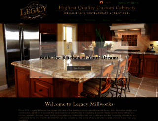 legacymillworks.com screenshot