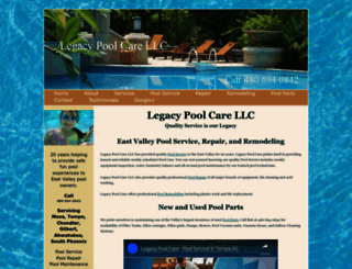 legacypoolcare.com screenshot