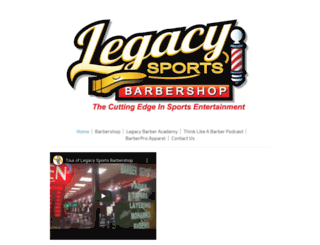legacysportsbarbershop.com screenshot