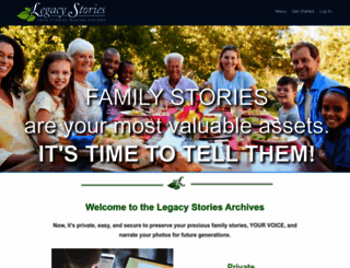 legacystories.org screenshot