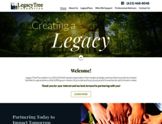 legacytreefoundation.org screenshot