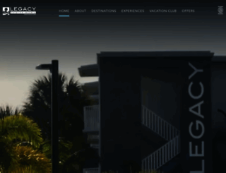 legacyvacationclub.com screenshot