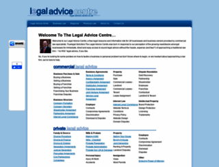 legal-advice-centre.co.uk screenshot