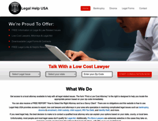 legal-help-usa.org screenshot
