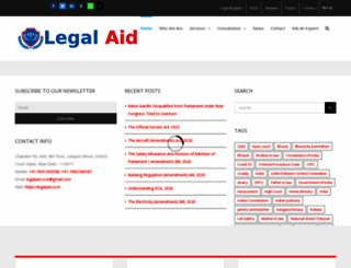 legalaid.co.in screenshot