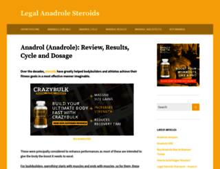 legalanadrolesteroids.com screenshot