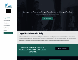 legalassistanceinitaly.com screenshot