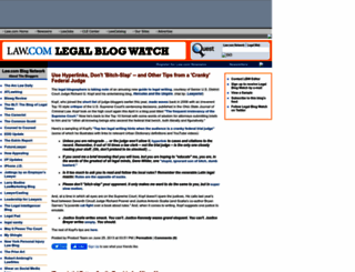 legalblogwatch.typepad.com screenshot