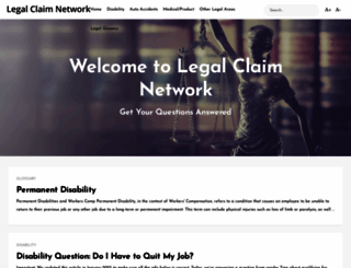 legalclaimnetwork.com screenshot