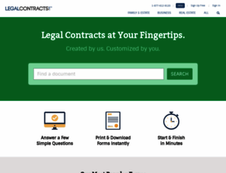 legalcontracts.com screenshot