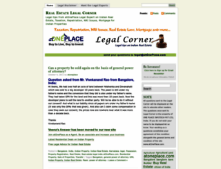 legalcorner.wordpress.com screenshot