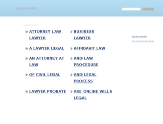 legaldebts.info screenshot