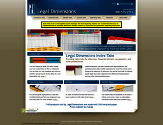 legaldimensions.com screenshot