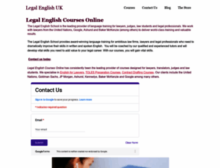 legalenglish.co.uk screenshot