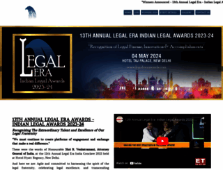 legaleraawards.com screenshot