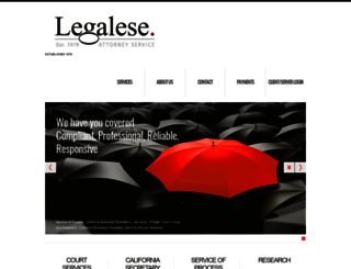 legaleseattorneyservice.com screenshot