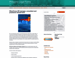 legalformsphilippines.com screenshot
