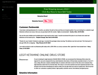 legalketaminestore.com screenshot