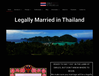 legallymarriedinthailand.com screenshot