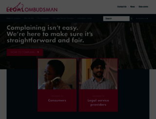legalombudsman.org.uk screenshot