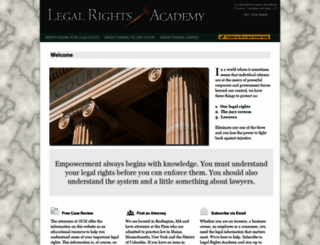 legalrightsacademy.com screenshot