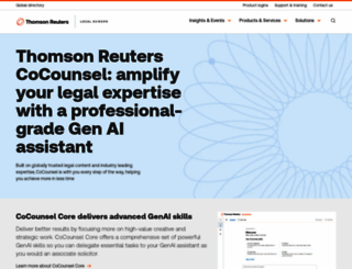 legalsolutions.thomsonreuters.co.uk screenshot