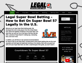 legalsuperbowlbetting.com screenshot