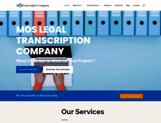 legaltranscriptionservice.com screenshot