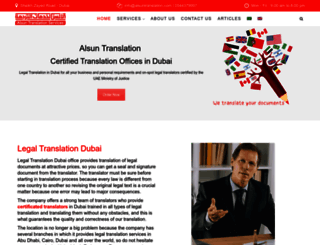 legaltranslation-dubai.com screenshot
