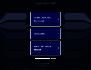 legalundgeneral.de screenshot