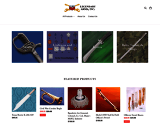 legendaryarms.com screenshot