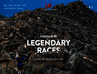 legendaryraces.com screenshot