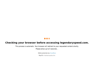 legendaryspeed.com screenshot