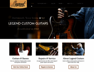 legendguitars.com screenshot
