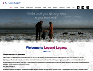 legendlegacy.com screenshot