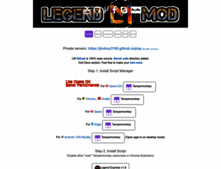 legendmod.ml screenshot