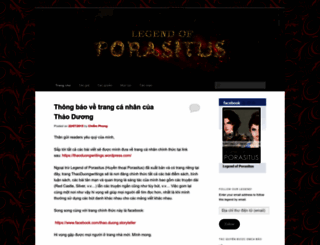 legendofporasitus.wordpress.com screenshot