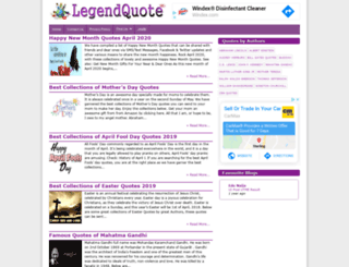 legendquote.com screenshot