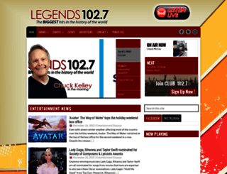 legends1027.com screenshot