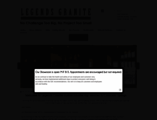 legendsgranite.com screenshot