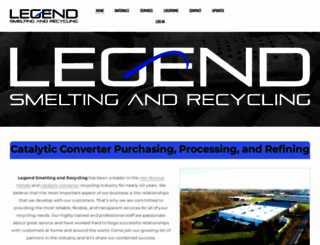 legendsmeltingrecycling.com screenshot