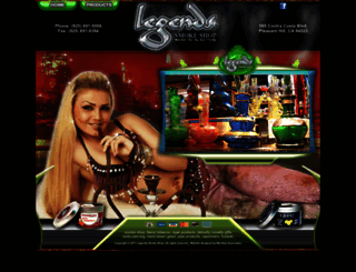 legendsmokeshop.com screenshot