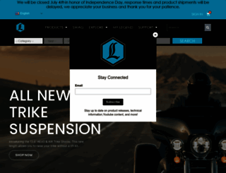 legendsuspensions.com screenshot