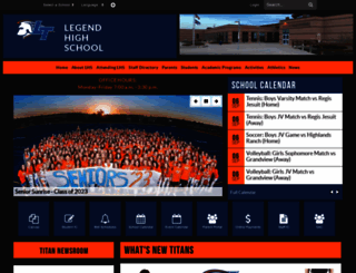 legendtitans.org screenshot