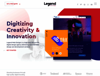 legendwebdesigns.com screenshot
