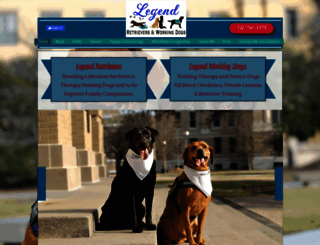 legendworkingdogs.com screenshot