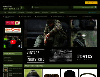 legerartikelen.nl screenshot