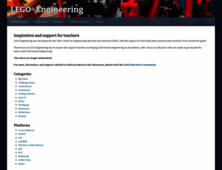 legoengineering.com screenshot