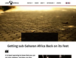 legs4africa.org screenshot